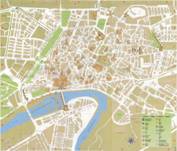 cordoba mappa, corodoba map, plano cordoba