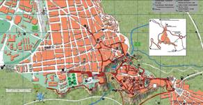 ronda mappa, ronda  map, plano ronda