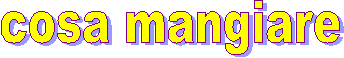 cosa mangiare